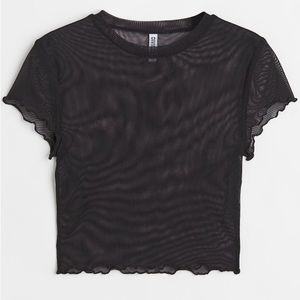 H&M Mesh Crop Top